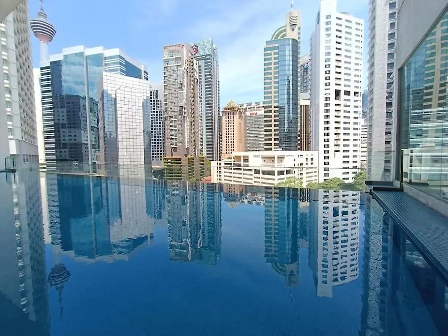 Lägenhet Rm203A Bukit Bintang Balcony Studio Infinity Pool Kuala Lumpur Malaysia